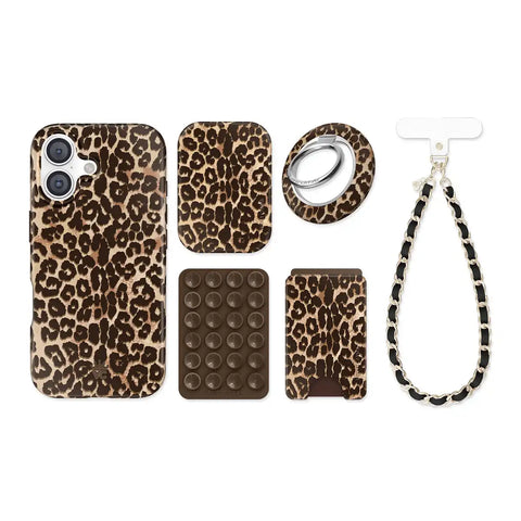Girls Night Leopard iPhone Bundle Set