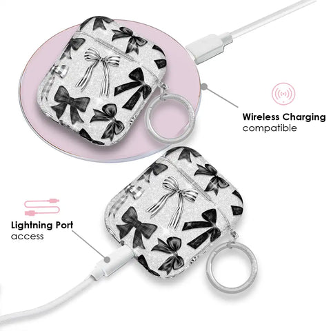 Gothic Bows AirPod Case