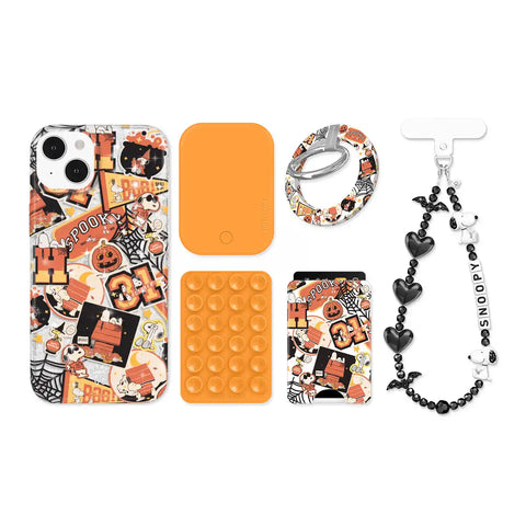 Snoopy Halloween Varsity Glitter iPhone Bundle Set