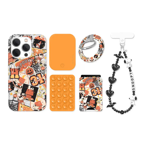 Snoopy Halloween Varsity Glitter iPhone Bundle Set