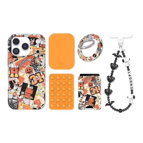 Snoopy Halloween Varsity Glitter iPhone Bundle Set
