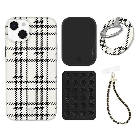 Houndstooth Sweater iPhone Bundle Set - Grip