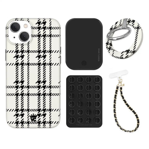 Houndstooth Sweater iPhone Bundle Set - Grip