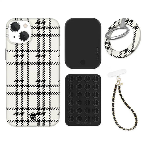 Houndstooth Sweater iPhone Bundle Set - Grip