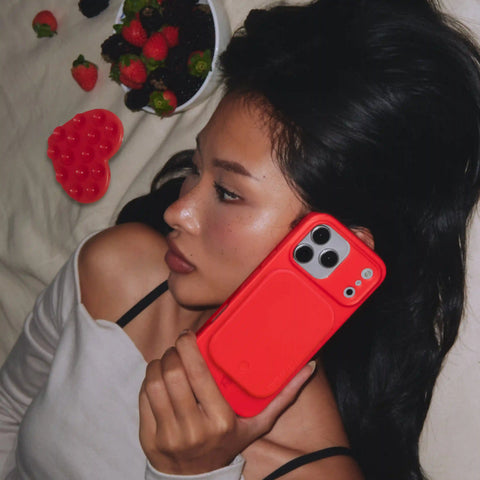 Hot Girl Red Portable MagSafe Charger Power Pack