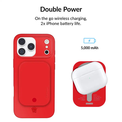 Hot Girl Red Portable MagSafe Charger Power Pack