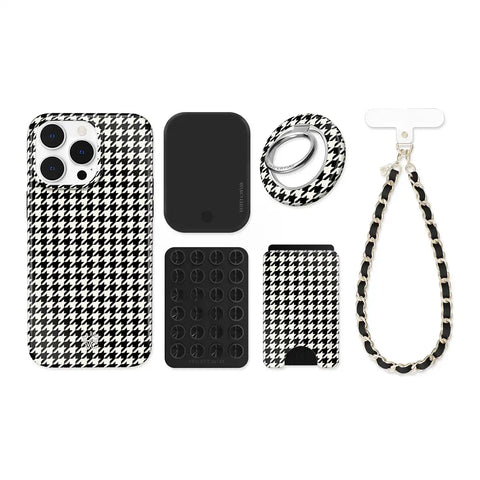 Houndstooth iPhone Bundle Set