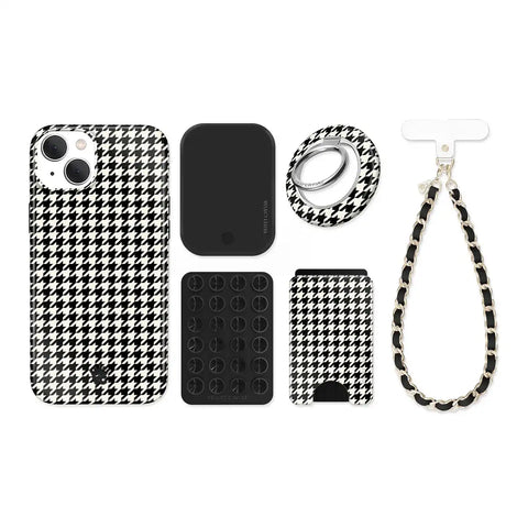 Houndstooth iPhone Bundle Set