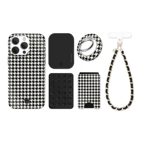 Houndstooth iPhone Bundle Set