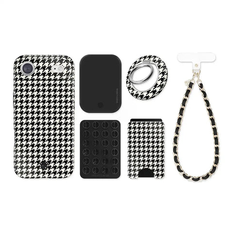 Houndstooth iPhone Bundle Set