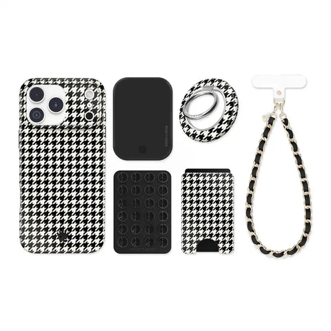 Houndstooth iPhone Bundle Set