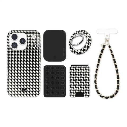 Houndstooth iPhone Bundle Set