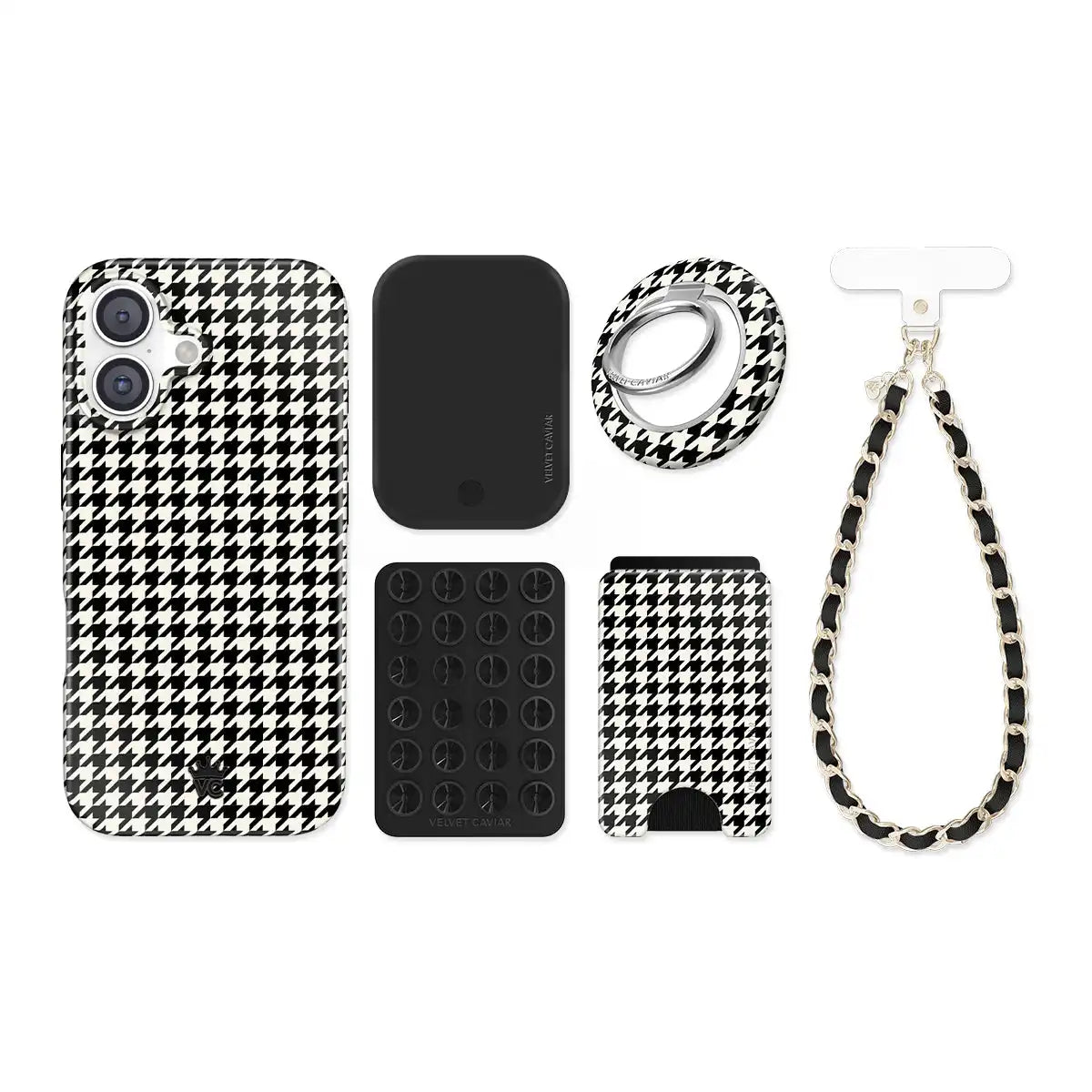 Houndstooth iPhone Bundle Set
