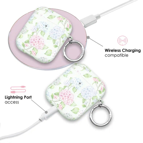 Hydrangea Floral AirPod Case