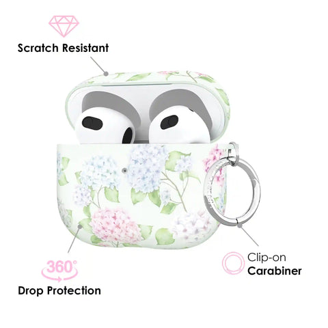 Hydrangea Floral AirPod Case
