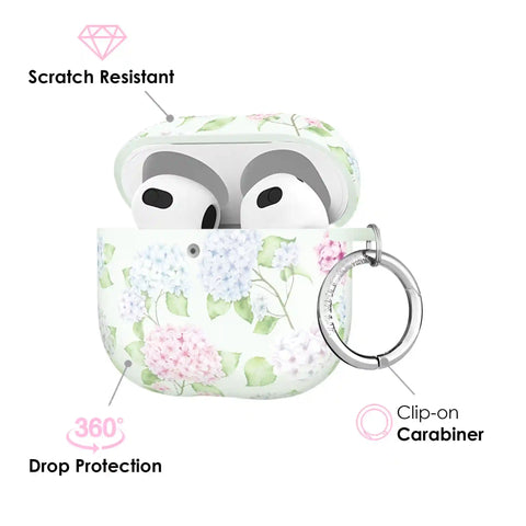 Hydrangea Floral AirPod Case