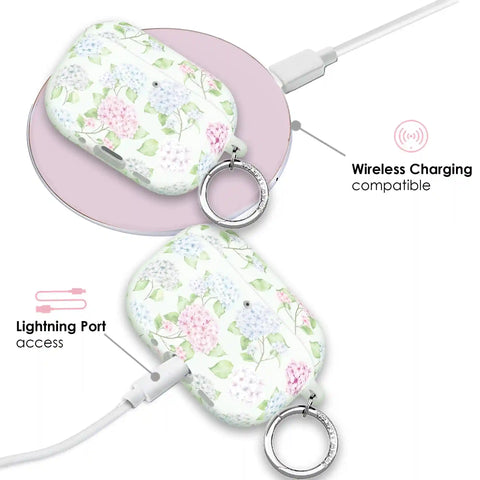Hydrangea Floral AirPod Case