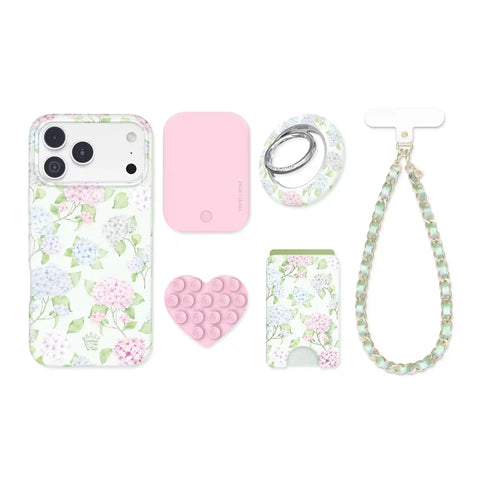 Hydrangea Floral iPhone Bundle Set