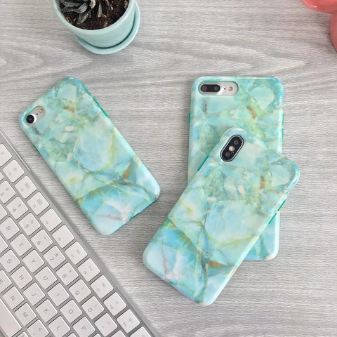 Jade Marble iPhone Case