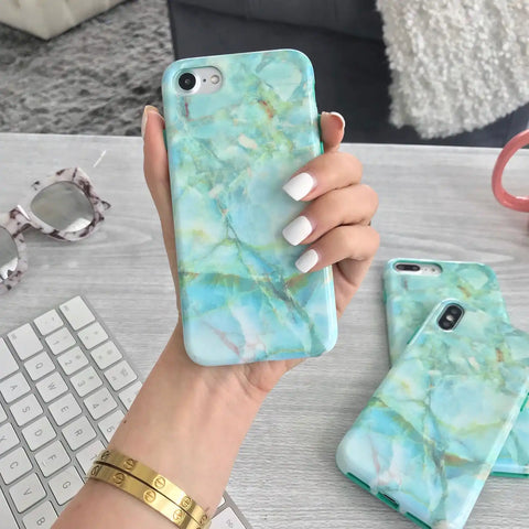 Jade Marble iPhone Case
