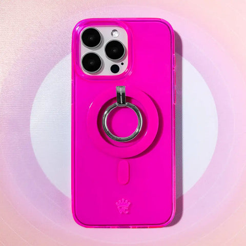 Neon Pink MagSafe Grip Ring