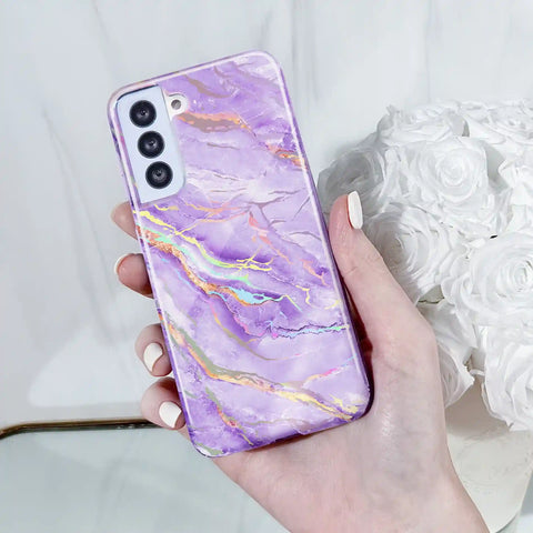Purple Holo Moonstone Samsung Case