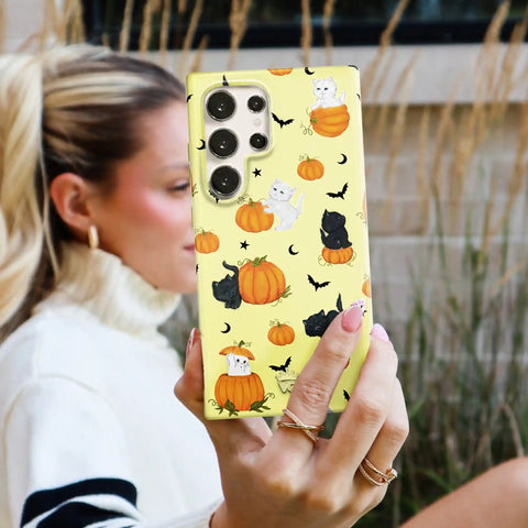 Purrfect Pumpkins Samsung Case