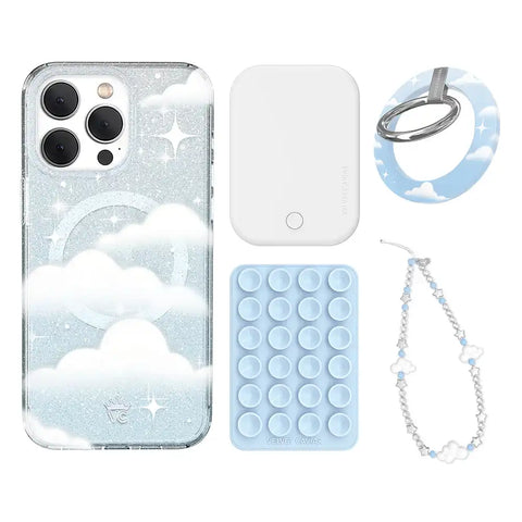 In The Clouds Stardust iPhone Bundle Set - Grip