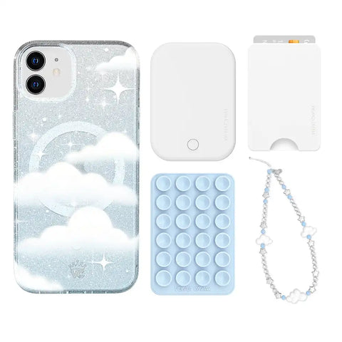 In The Clouds Stardust iPhone Bundle Set - Wallet