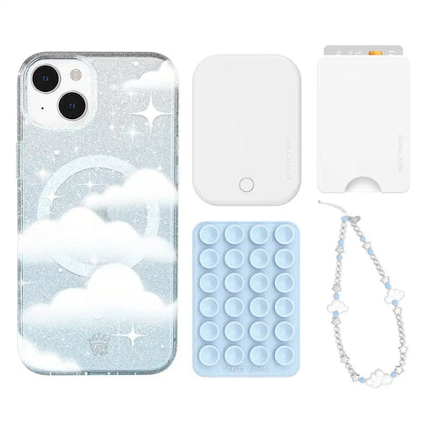 In The Clouds Stardust iPhone Bundle Set - Wallet