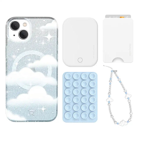 In The Clouds Stardust iPhone Bundle Set - Wallet