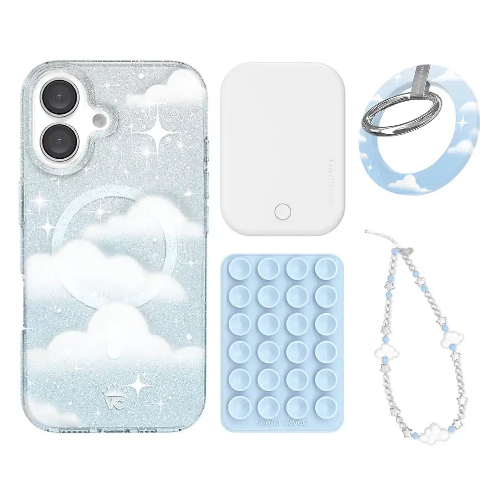In The Clouds Stardust iPhone Bundle Set - Grip