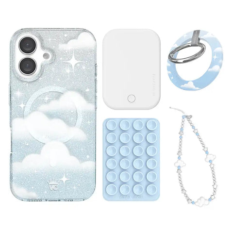 In The Clouds Stardust iPhone Bundle Set - Grip