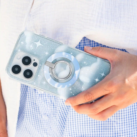 In the Clouds Stardust MagSafe Grip Ring