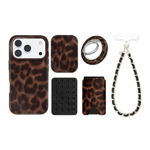It Girl Leopard iPhone Bundle Set
