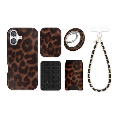 It Girl Leopard iPhone Bundle Set