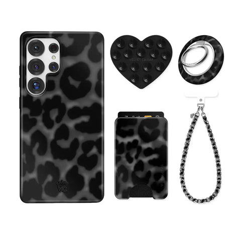 It Girl Black Leopard Samsung Bundle
