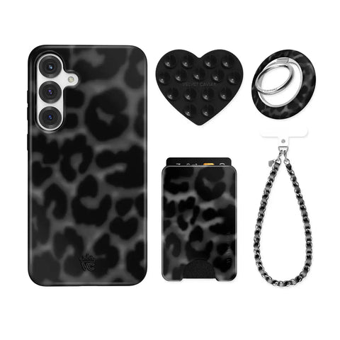 It Girl Black Leopard Samsung Bundle