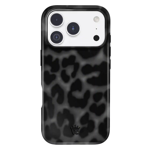 It Girl Black Leopard iPhone Case