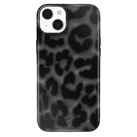 It Girl Black Leopard iPhone Case