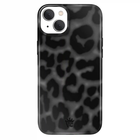It Girl Black Leopard iPhone Case
