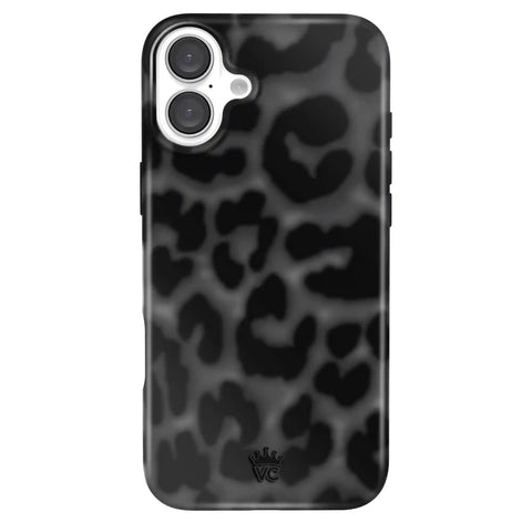 It Girl Black Leopard iPhone Case
