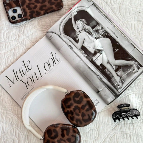 It Girl Leopard AirPod Max Case