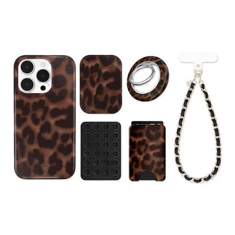 It Girl Leopard iPhone Bundle Set