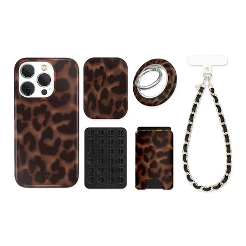 It Girl Leopard iPhone Bundle Set
