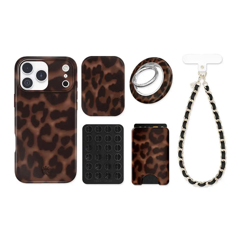 It Girl Leopard iPhone Bundle Set