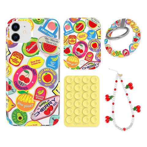 Juicy Fruits iPhone Bundle Set - Grip