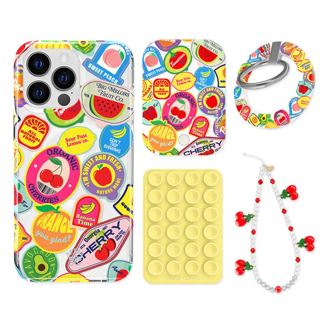 Juicy Fruits iPhone Bundle Set - Grip