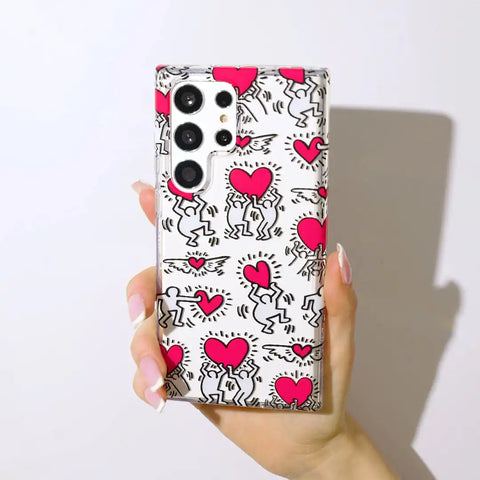Keith Haring Heart-ist Samsung Case