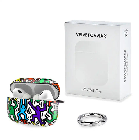 Keith Haring Rainbow Dancers AirPod Case